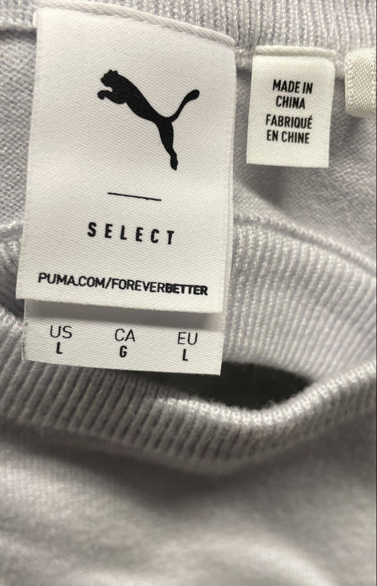 Puma Women's Select Knit Colorblock Cutout Mini Dress Black White Purple Sz L