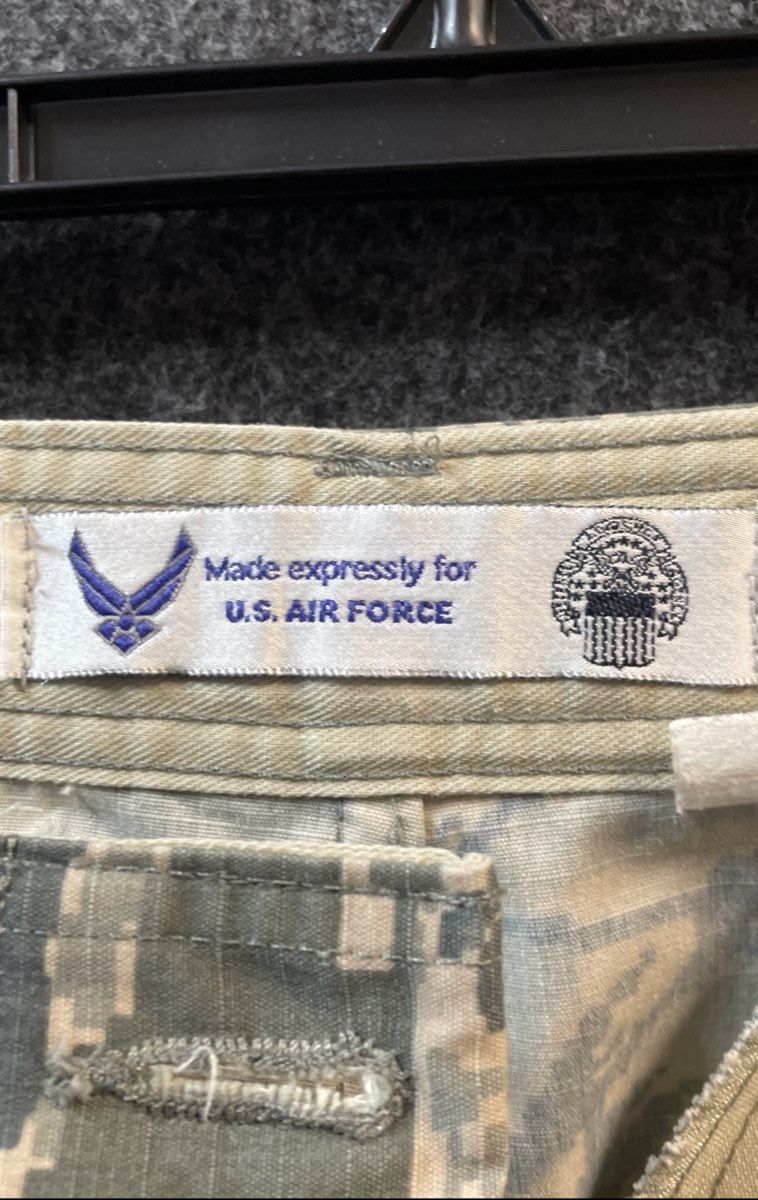 U.S. Air Force Men's Military Issue ABU Digital Camo Tiger Stripe Cargo Pants