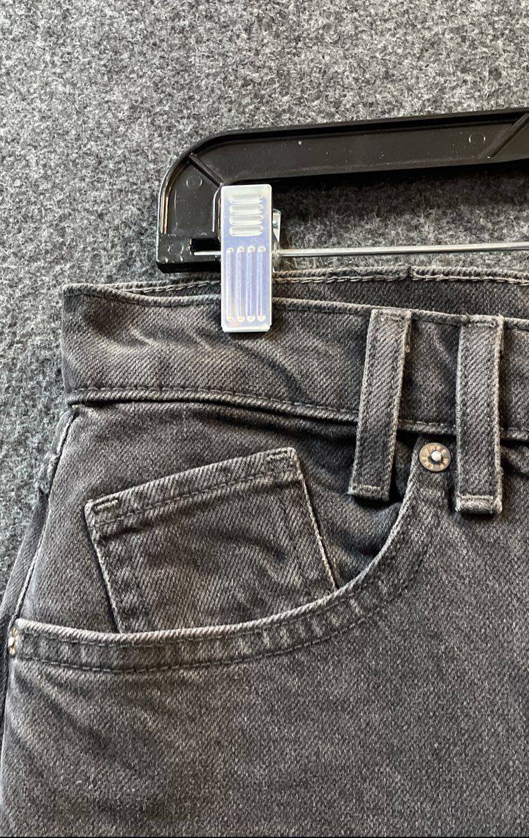 We The Free Women's Black Risk Taker High Rise Straight Leg Jeans Sz 30