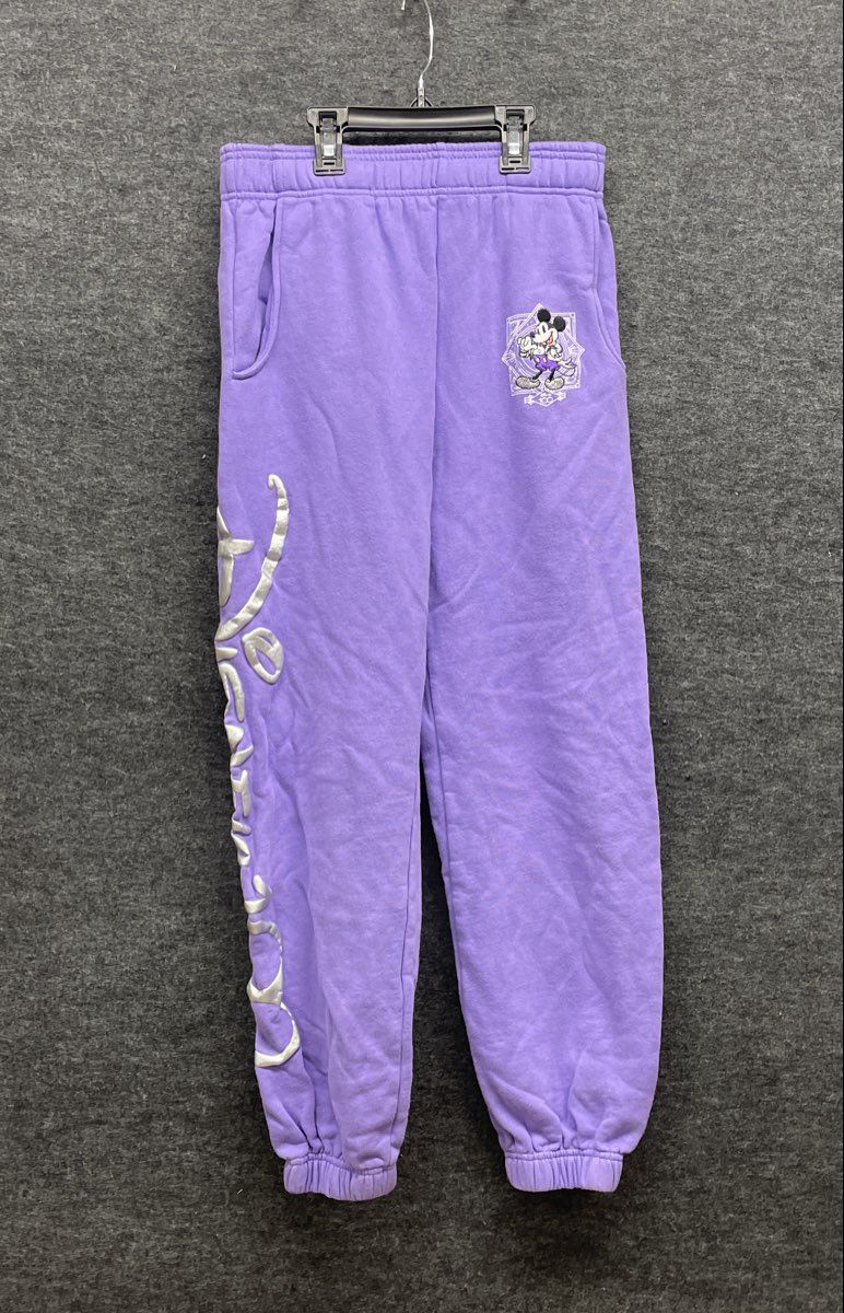 Disney 100 Years of Wonder Hoodie and Sweatpants Set Purple Size Small Mickey