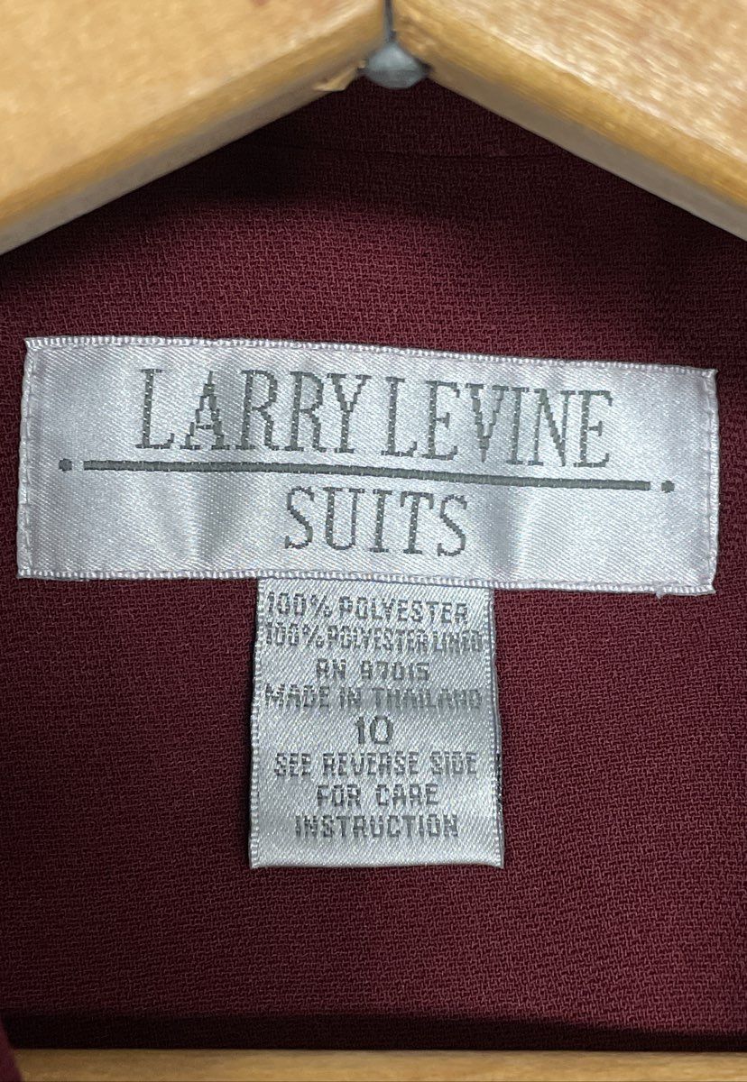 Larry Levine Women's Berry Plum Purple 2pc Skirt Suit Vintage Y2K NWT Sz 10