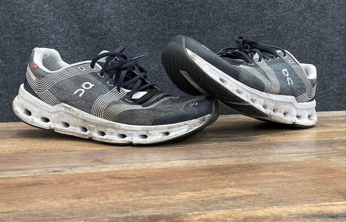 On Cloudsurfer Grey Black Men's Road Running Shoes Size 12.5