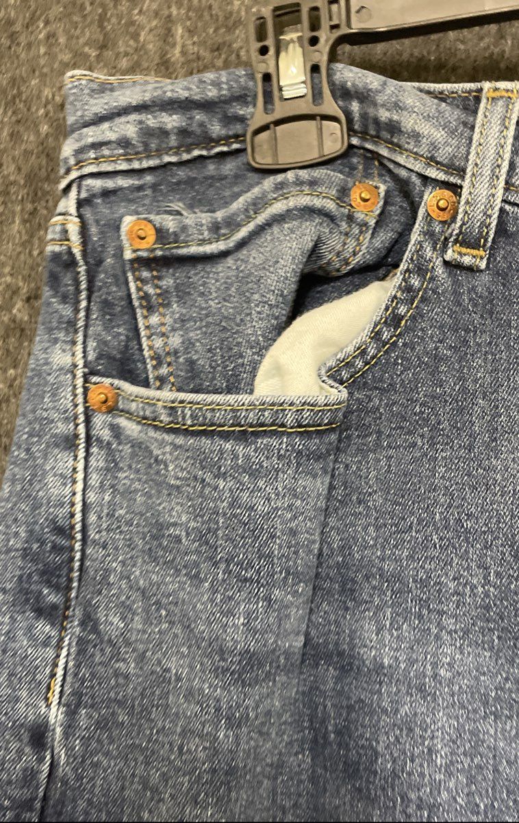 Levi's Men's 505 Regular Fit Straight Leg Blue Jeans Sz 34x30