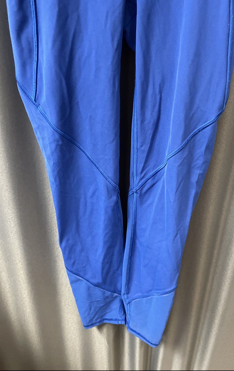 Lululemon Women's Blue Fast and Free High-Rise Tight 25" Leggings Sz 2