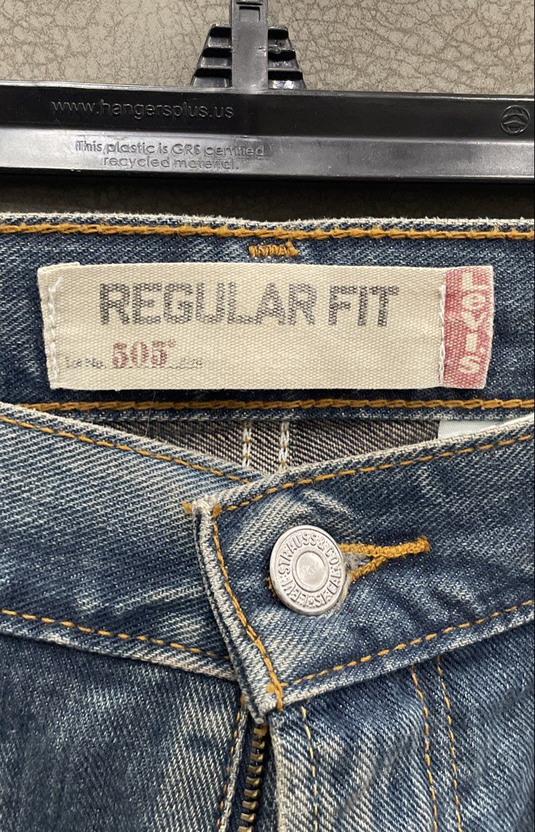 Levi's Men's 505 Regular Fit Blue Straight Leg Denim Jeans NWT Size 36x30