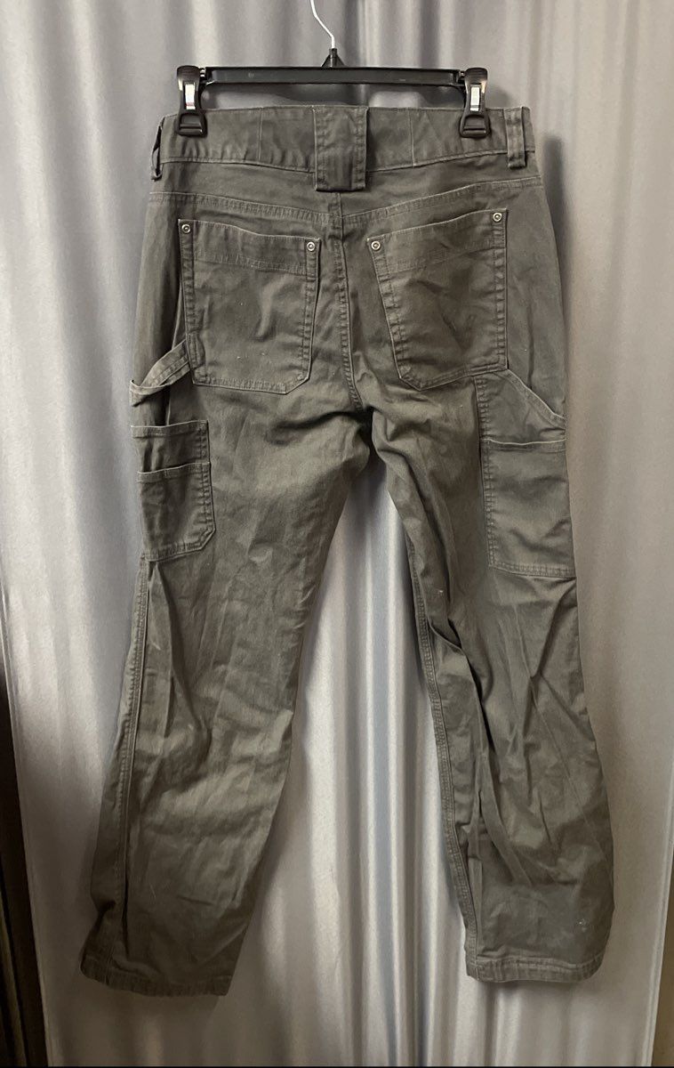 Duluth Trading Co. Women's Curvsetter Utility Carpenter Workwear Pants Gray Sz 4