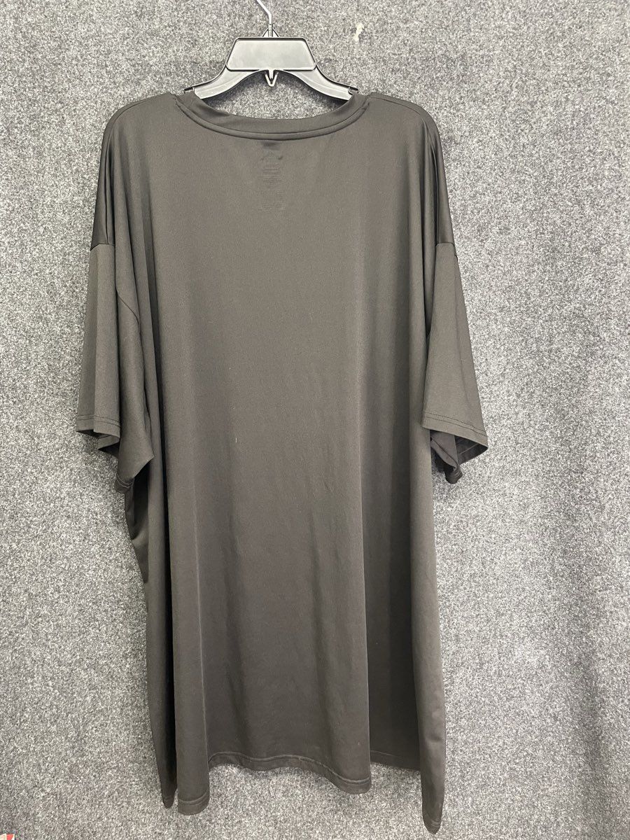 Billabong Men's Sun Protection Shirt Black UPF 50+ Graphic Short Sleeve Sz 4XL