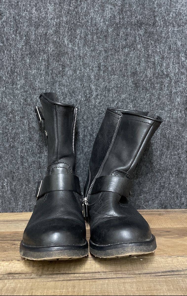 Harley-Davidson D83765 Black Leather Motorcycle Riding Boots Women's Size 7.5