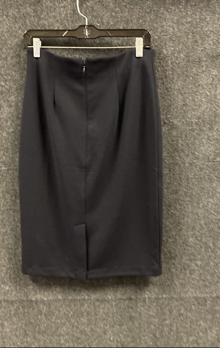 Premise Studio Women's Navy Blue Stretch Pencil Skirt Career Wear Size 8 NWT