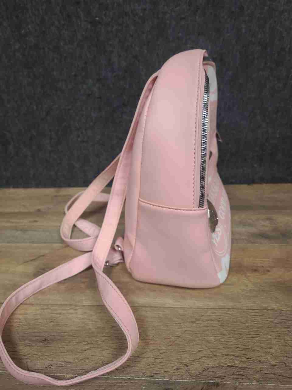 Ouija Pink Planchette Mini Backpack Board Game Graphic Silver Hardware