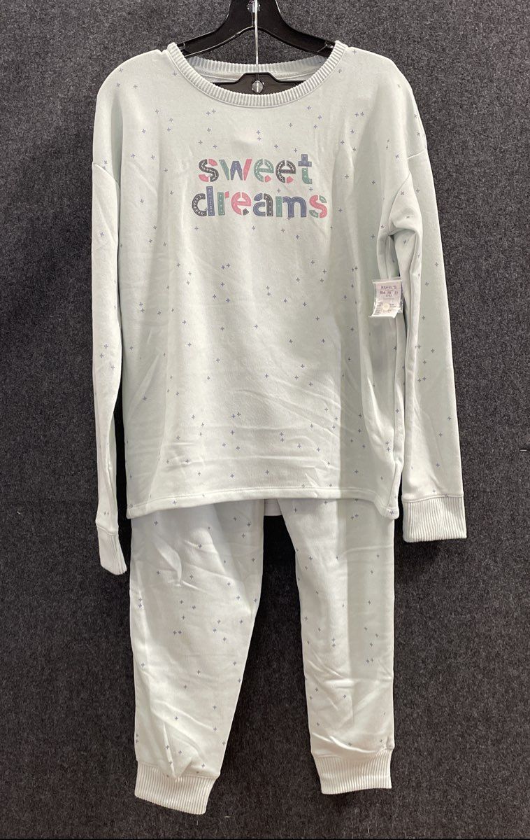Lauren Conrad Women's Pajama Set Mint Green Sweet Dreams Graphic Sz S NWT