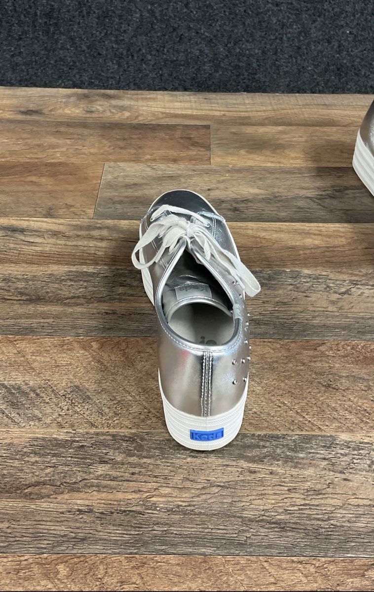 Keds Triple Up Light Up Metallic Silver Platform Sneakers Women's Size 11