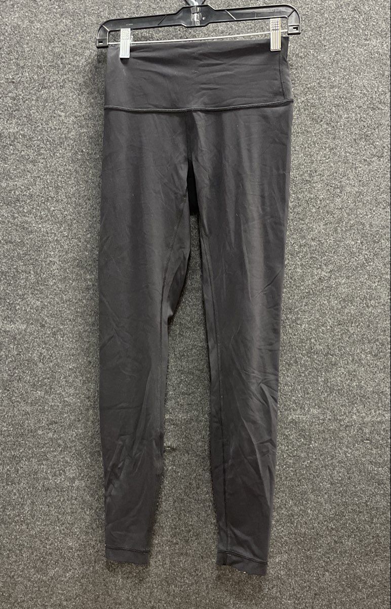 Lululemon Women's Black High-Rise Yoga Athletic Leggings Full Length Pants