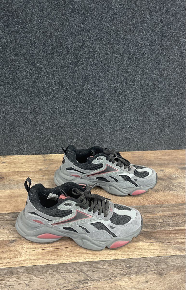 Reebok Royal Bridge 3 Grey Black Pink Lifestyle Sneakers Men's Size 11