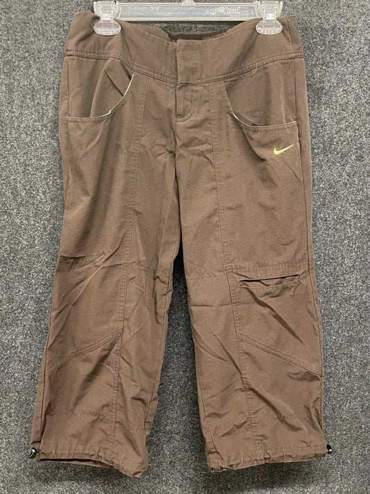 Vintage Y2K Nike Women's Brown Hiking Utility Capri Pants Sz S