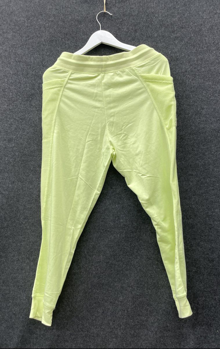 Nine West Active Women's Lime Green Mesh Panel Jogger Pants Sz L NWT