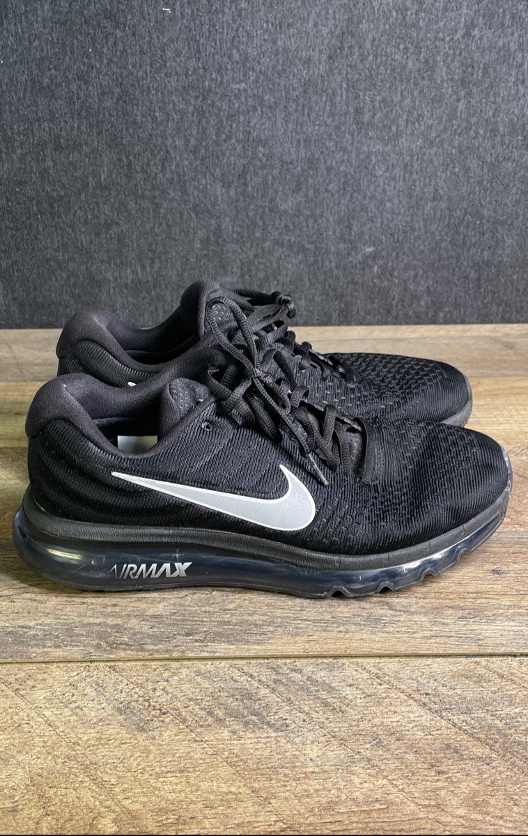 Nike Air Max 2017 Black Anthracite Running Shoes Men's Size 8.5