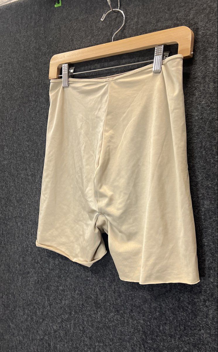 Spanx Women's Tummy Control Shapewear Mid-Thigh Shorts Beige Nude Sz XL