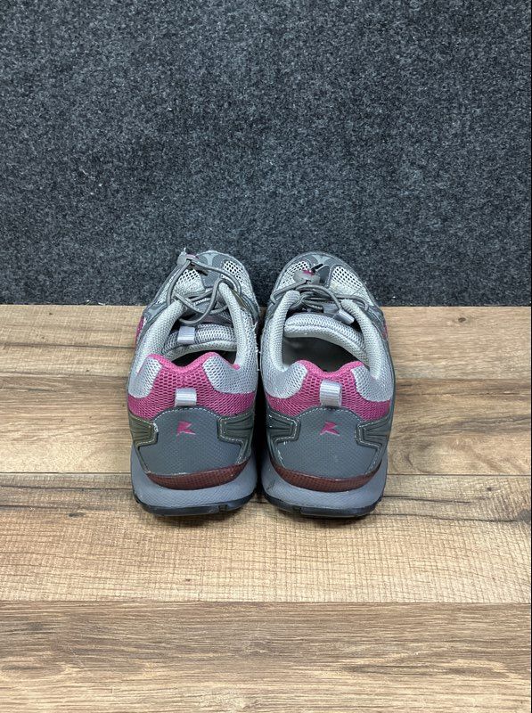 Ecco Receptor Gray Pink Bungee Trail Running Shoes Women's Size 5-5.5