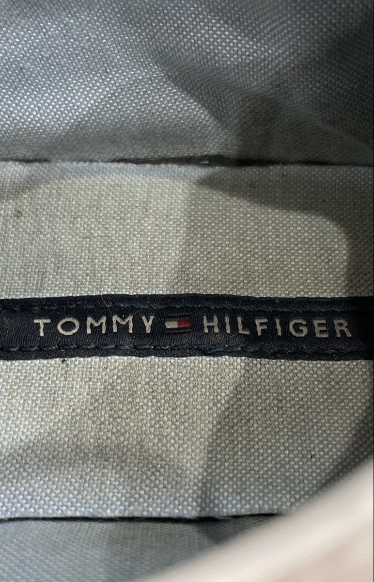 Tommy Hilfiger Men's White Flag Low Top Casual Slip-On Sneakers Size 11