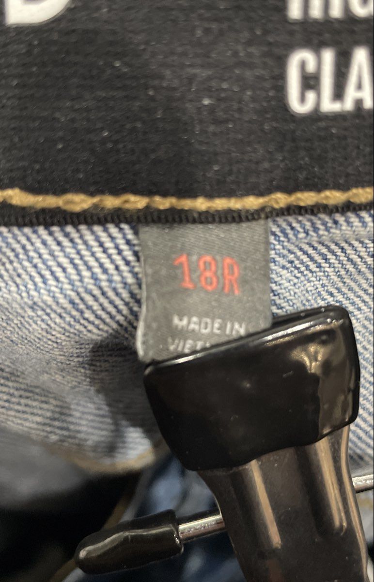 Torrid Women's High Rise Baggy Straight Blue Distressed Jeans Sz 18R