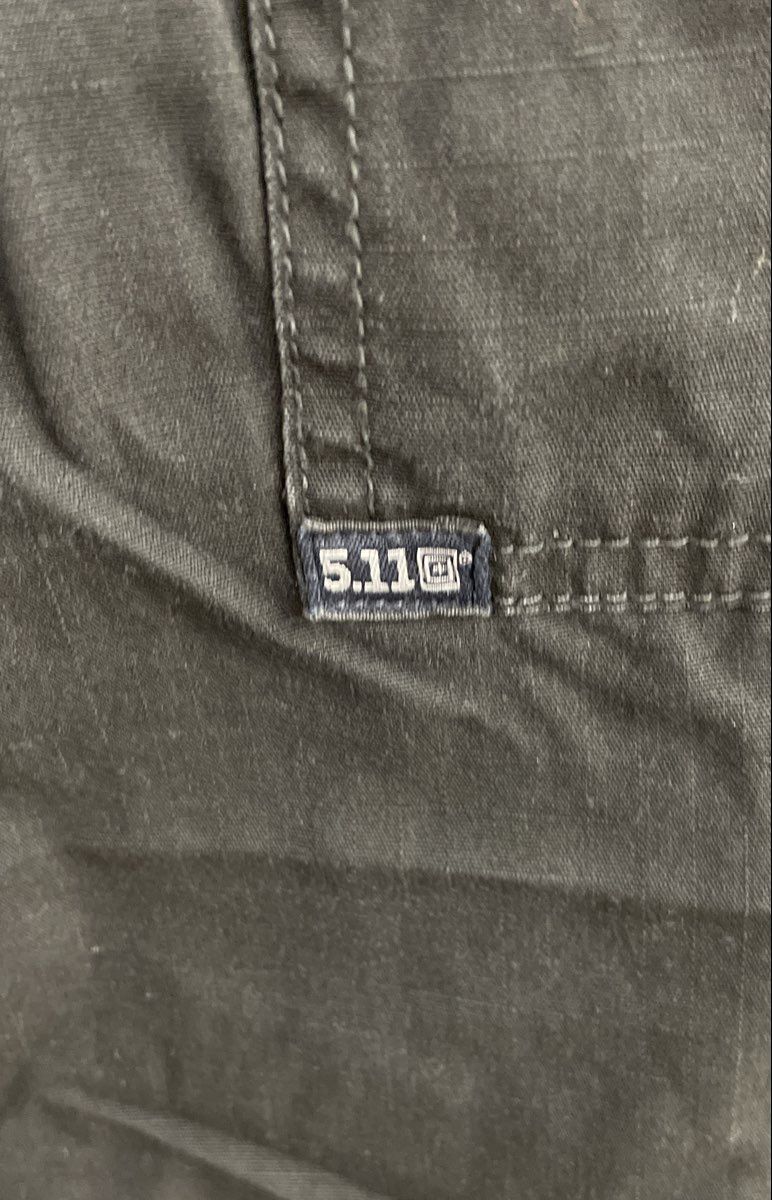 5.11 Tactical Men's Black Ripstop Cargo Pants Utility Strap Size 36x32