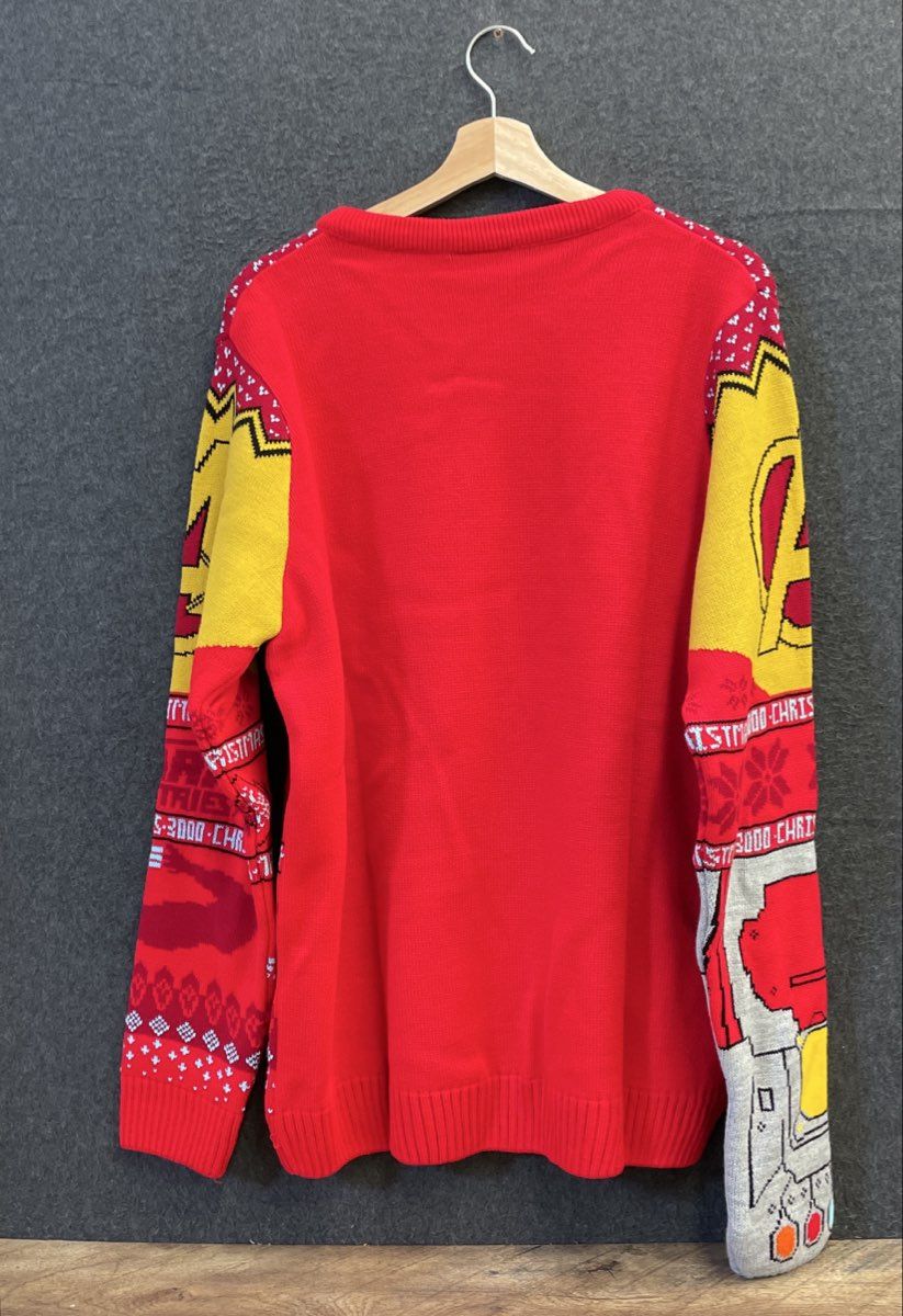 Marvel Men's Iron Man Christmas 3000 Sweater Avengers Endgame NWT XL