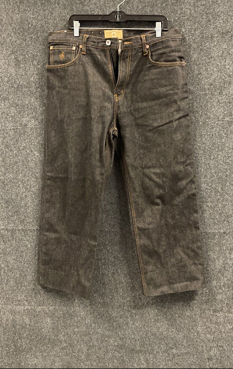 Vintage Y2K Rocawear Men's Dark Indigo Baggy Straight Leg Denim Jeans Sz 34x34