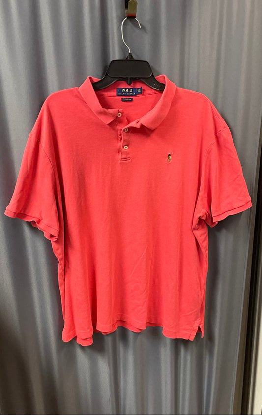 Polo Ralph Lauren Men's Pink Classic Fit Short Sleeve Golf Polo Shirt Sz XXL
