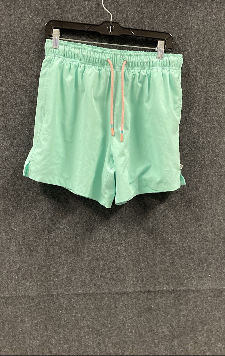 Ocean + Coast Men's Swim Trunks Shorts Mint Green Elastic Waist Mesh Lined Sz L