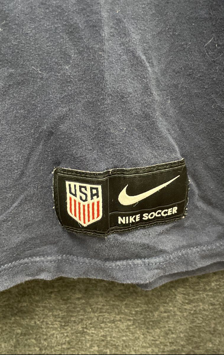 Nike Men's USMNT Tim Howard #1 Soccer T-Shirt Navy Stars Stripes Sz L