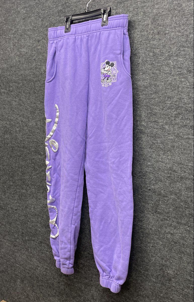 Disney 100 Years of Wonder Hoodie and Sweatpants Set Purple Size Small Mickey