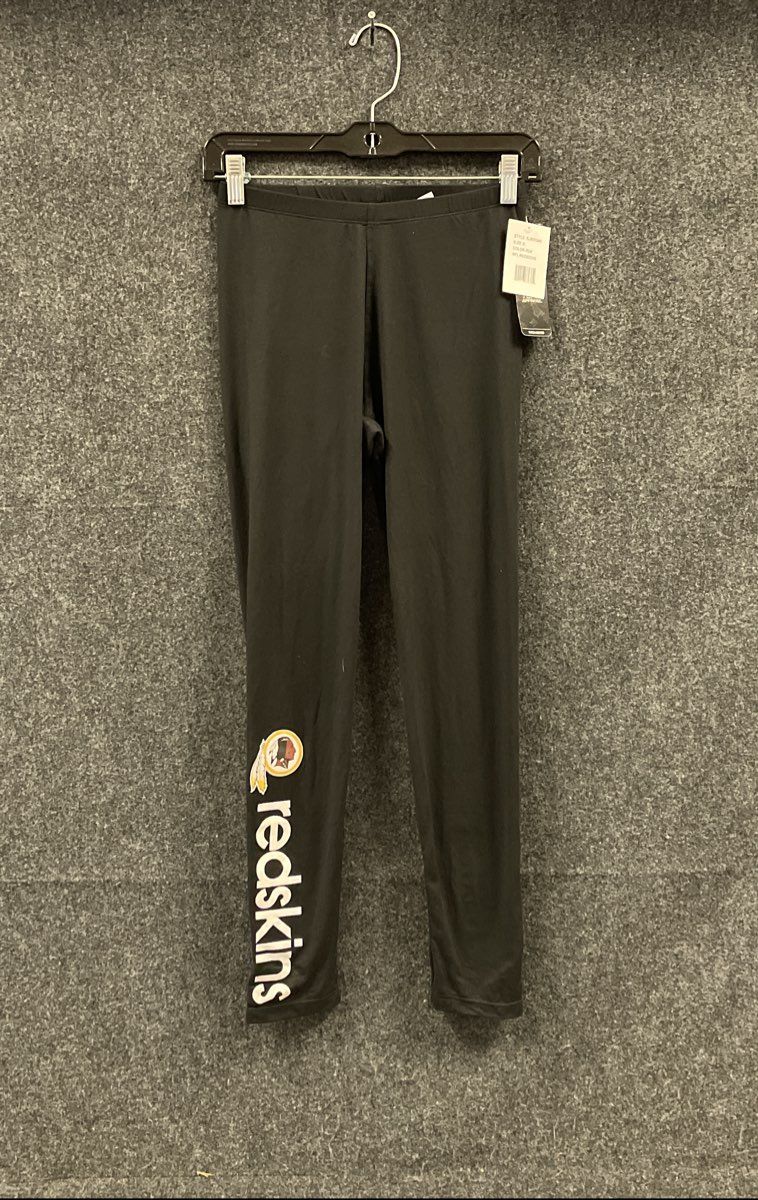 NFL Team Apparel Women's Washington Redskins Black Graphic Leggings NWT Sz S