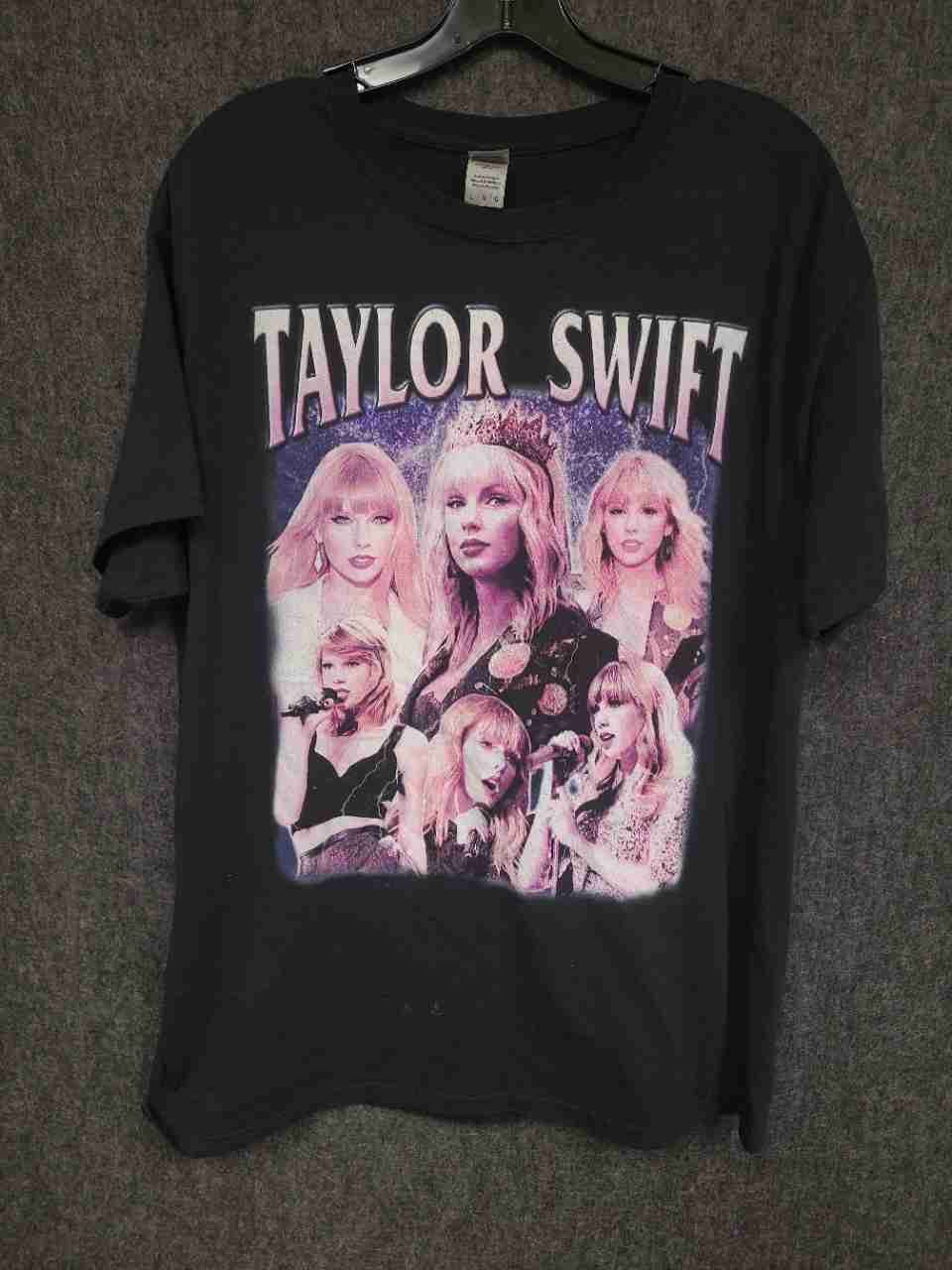 Taylor Swift Graphic T-Shirt Collage Era Inspired Gildan Sz L
