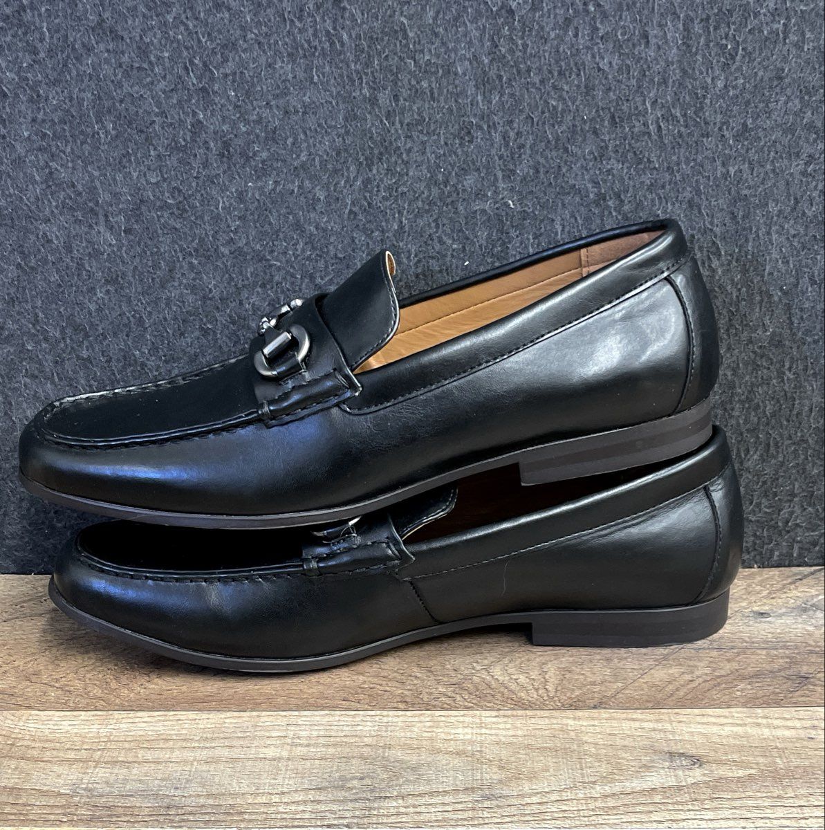 Steve Madden P-PARLAY Black Bit Loafer Dress Slip On Shoes Men's Size 10