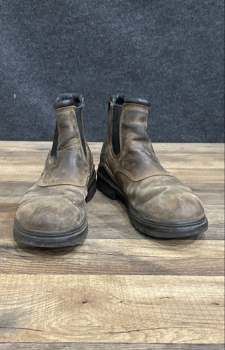 Ariat Barnyard Twin Gore Waterproof Brown Leather Paddock Boots Women's Size 8.5