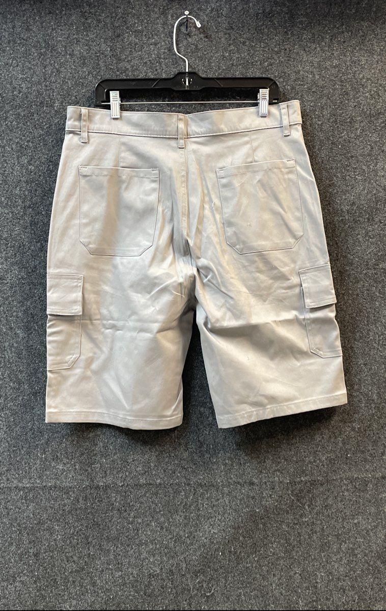 Roaming Soul Men's Cargo Shorts Light Grey Cotton Spandex NWT Size 34