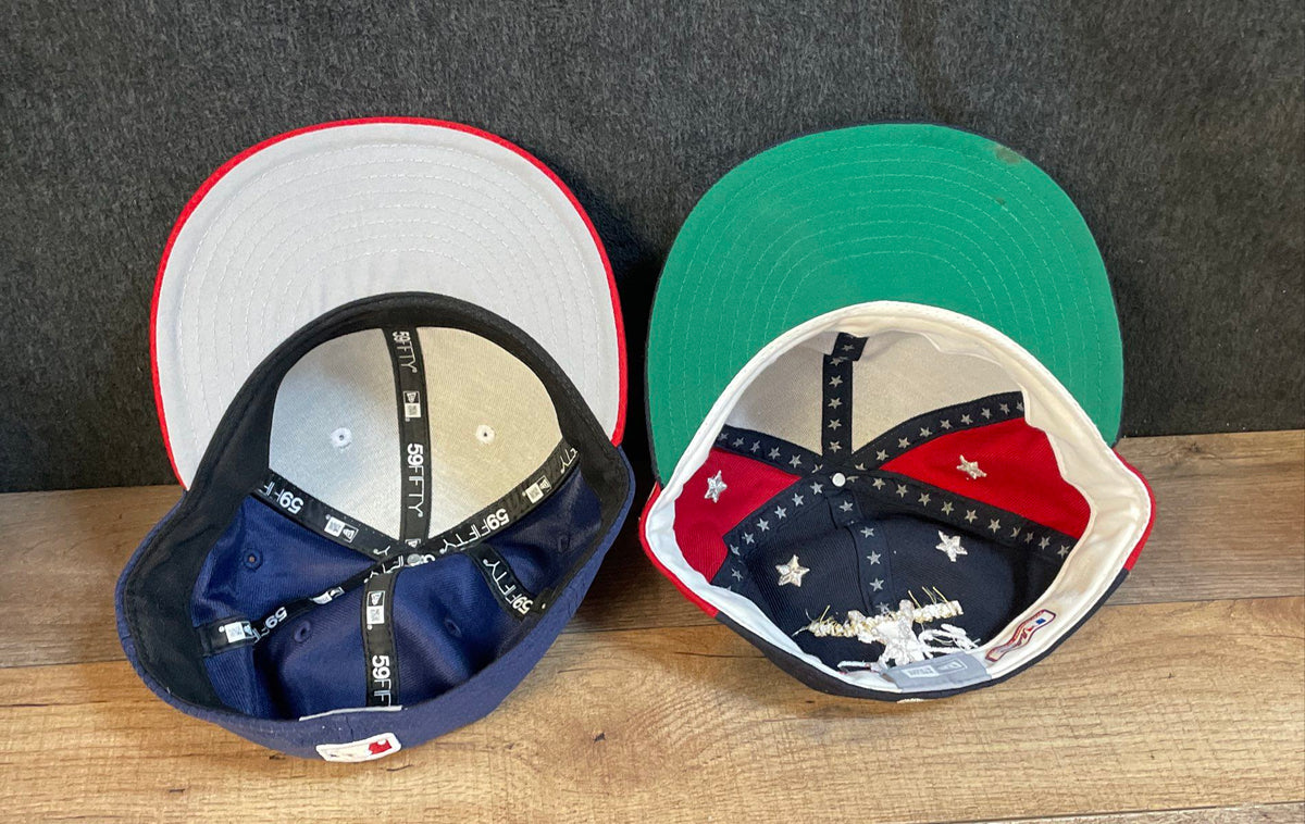 New Era Men's Washington Nationals 59FIFTY Fitted Hats Lot 2018 ASG Sz 7 7 1/8