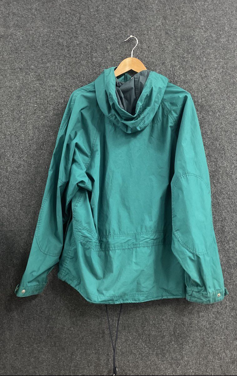 Vintage 90s Towne London Fog Hooded Utility Safari Jacket Teal Green Sz L REG