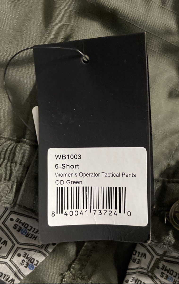 LAPG Women's Operator Tactical Pants OD Green Ripstop Cargo Size 6 Short NWT