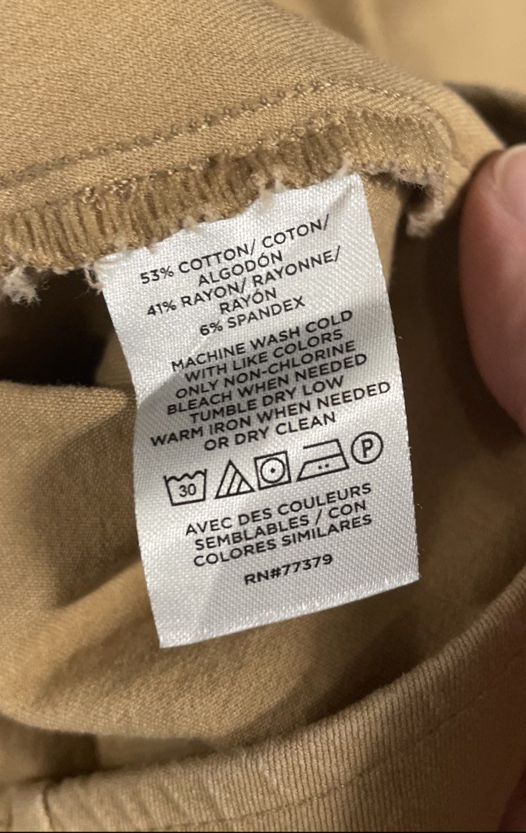 Ann Taylor Women's Brown Stretch Cotton Blend Side Zip Flat Front Pants Size 4