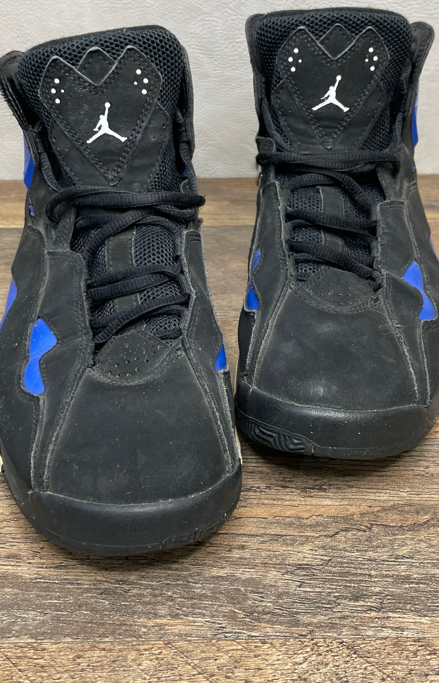 Nike Air Jordan True Flight Black Game Royal Basketball Sneakers Size 8.5