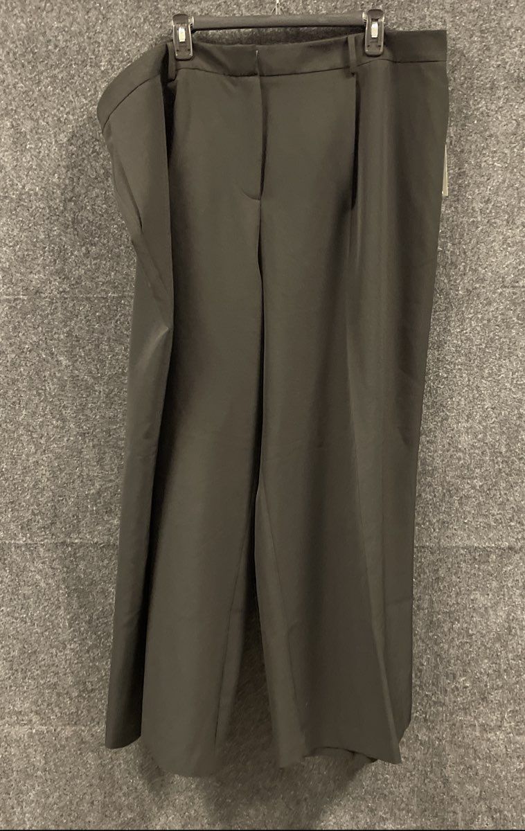Vince Camuto Women's Black Wide Leg Stretch Trousers Dress Pants Sz 22W NWT