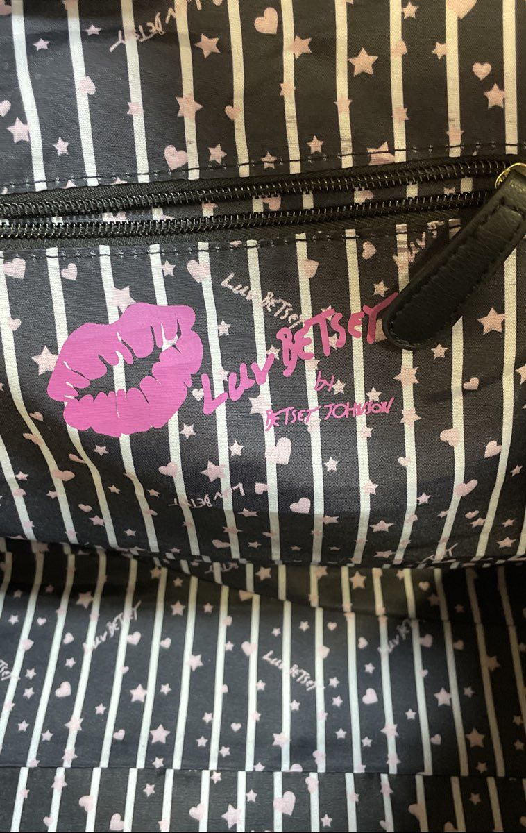Luv Betsey by Betsey Johnson Rainbow Tie Dye Quilted Duffle Bag Weekend Travel