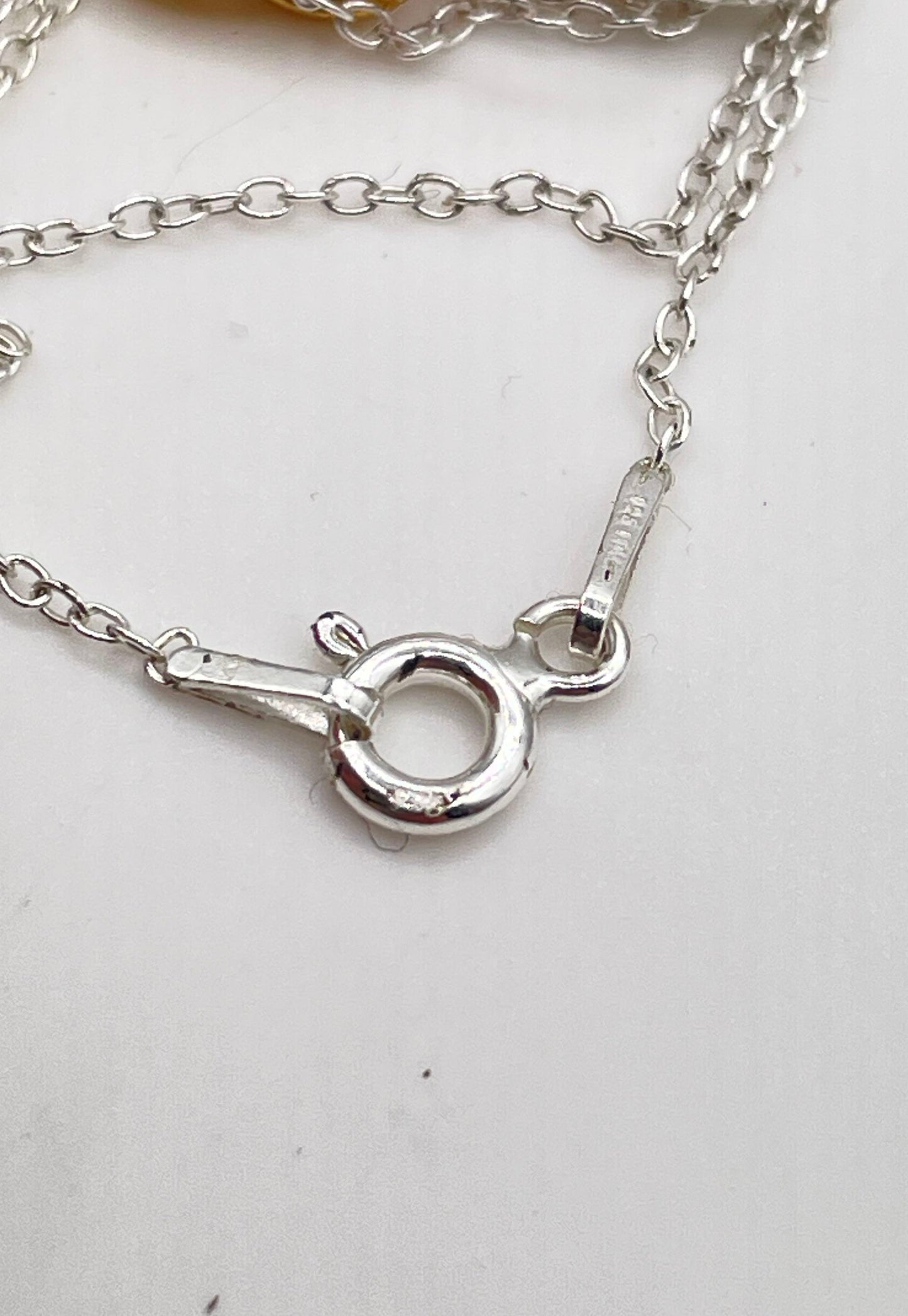 Tri-Tone 925 Sterling Silver Mother Daughter Friends Forever Charm Necklace 3.2g