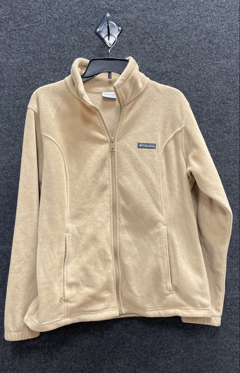 Columbia Women's Tan Benton Springs Full Zip Fleece Jacket Size L