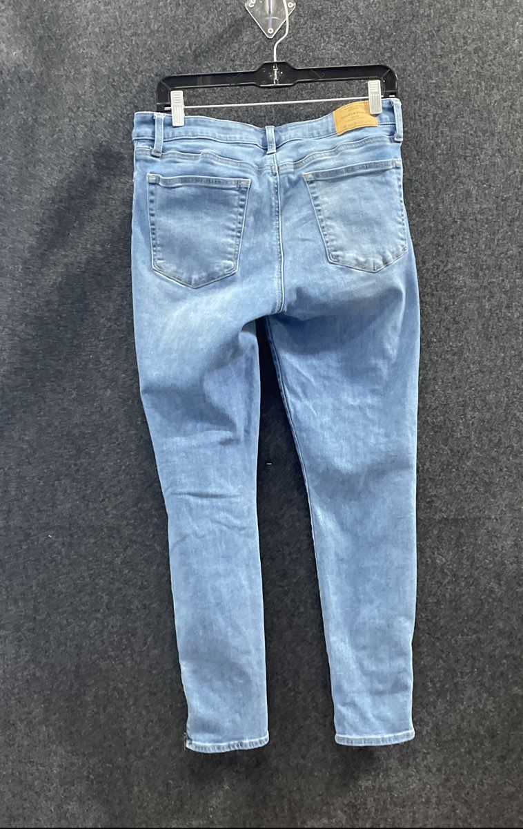 Lucky Brand Women's Light Blue Ankle Zip Skinny Jeans Sz 10/30