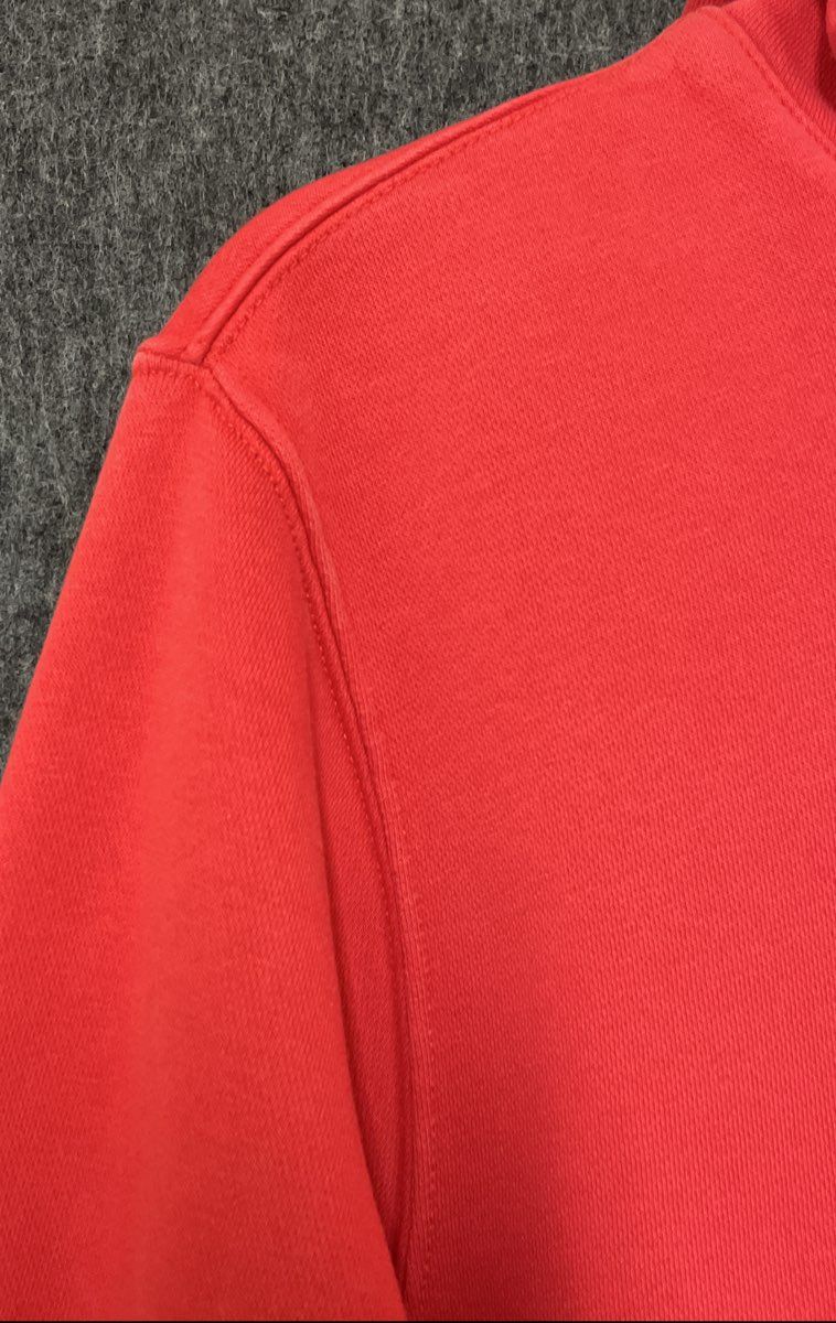 Nike Men's Club Fleece Hoodie Red Pullover Sweatshirt Size Small