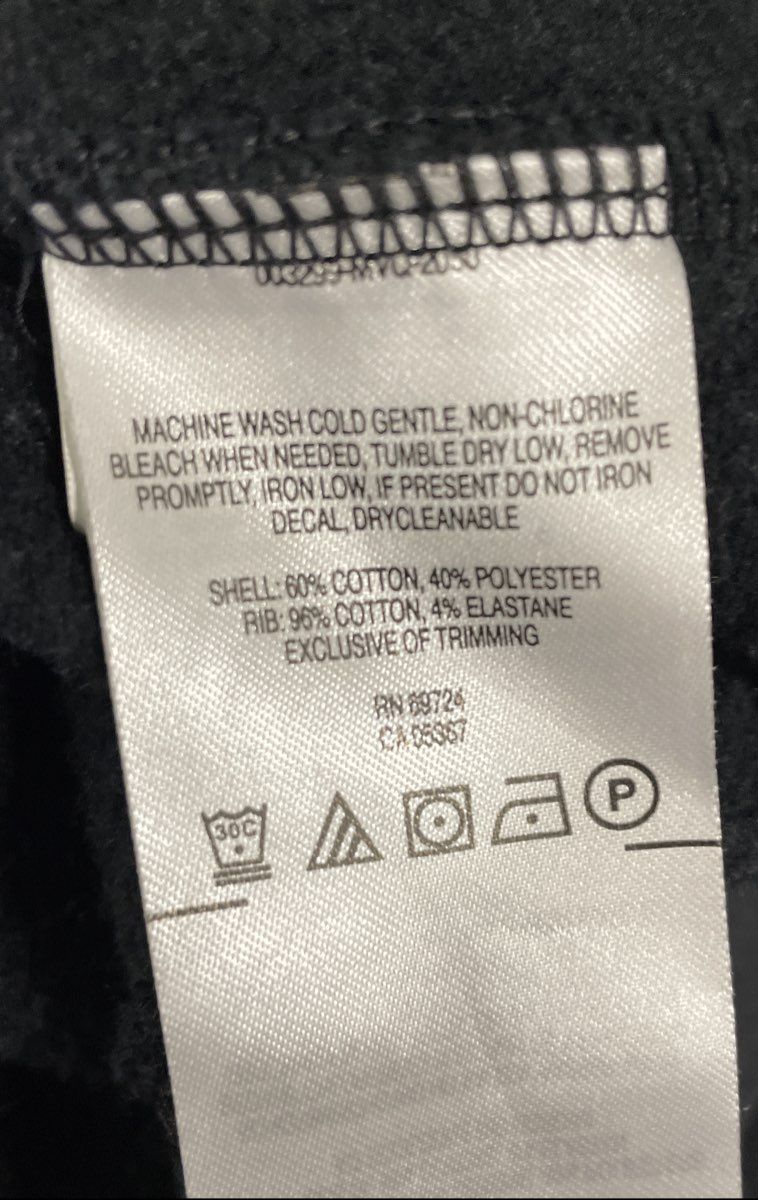 Columbia Men's Black 1/4 Zip Pullover Sweatshirt Cotton Blend Mock Neck Size L