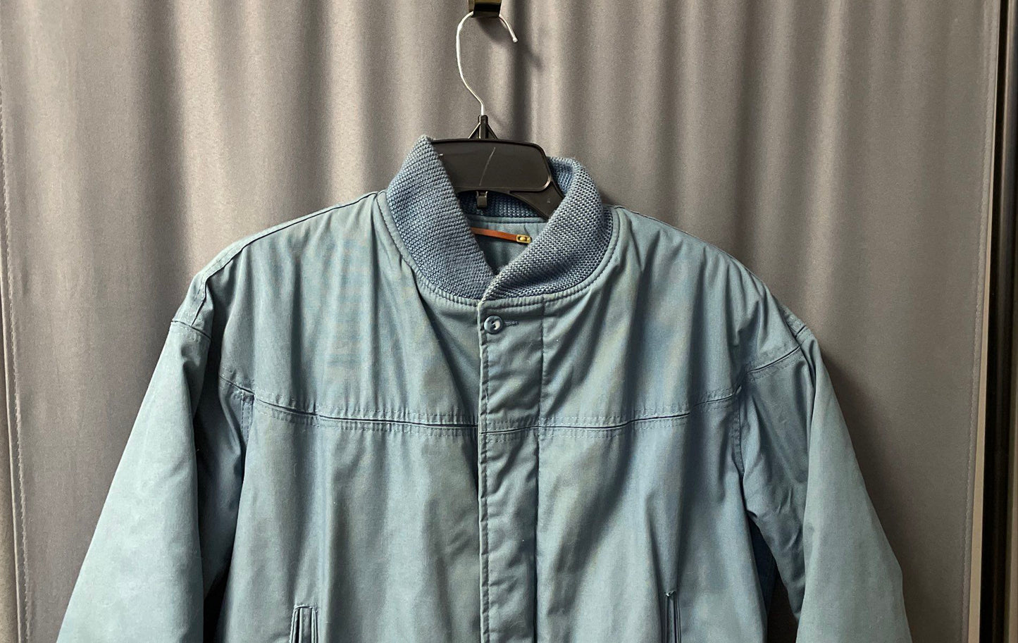 Vintage 70s Varsity by Catalina Blue Quilted Lined Derby Jacket Sz 38 USA